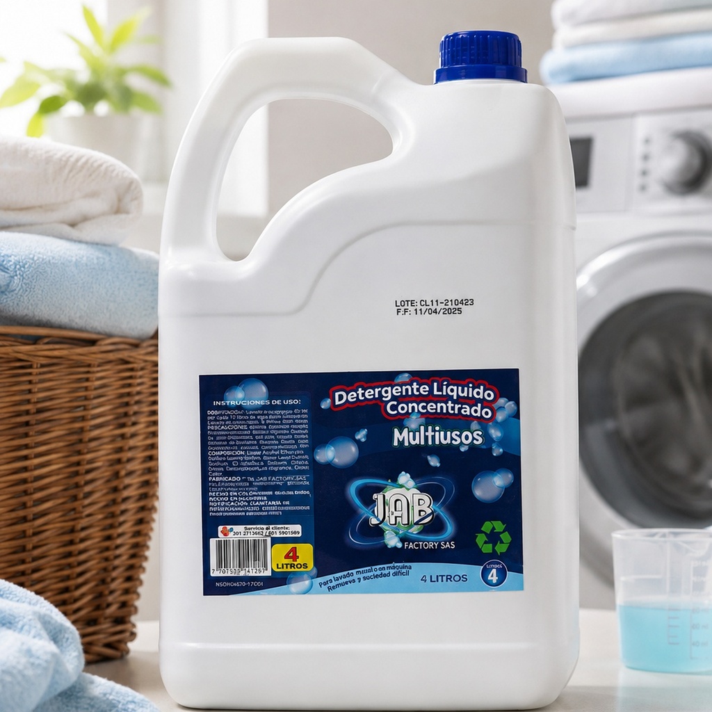 [MM-DT-4L] Detergente Líquido Multiusos Refresh 4 L