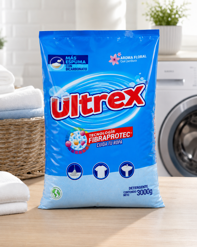 [MM-UX-3K] Detergente en Polvo Ultrex Limón 3 kg