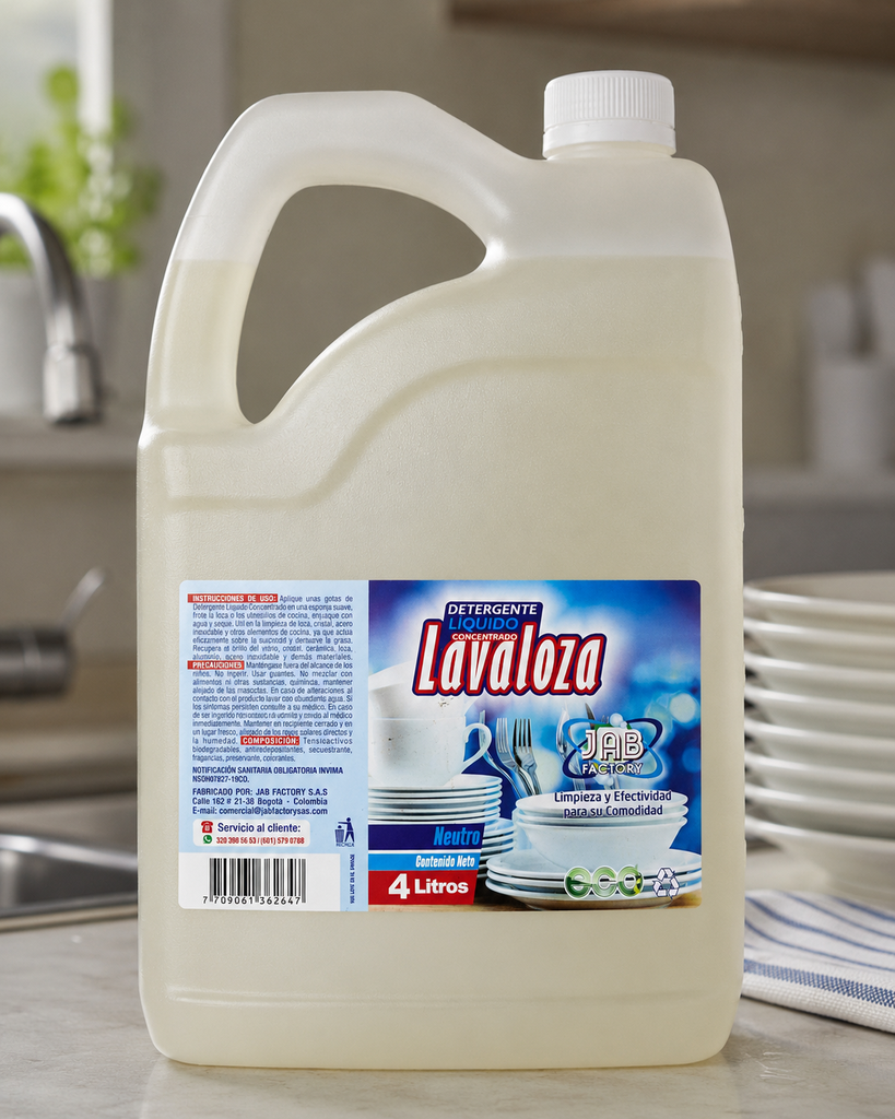 [MM-LN-4L] Lavaloza Líquido Neutro 4 L